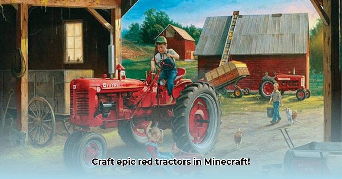red-tractor-painting-art-minecraft